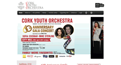 Desktop Screenshot of corkyouthorchestra.ie